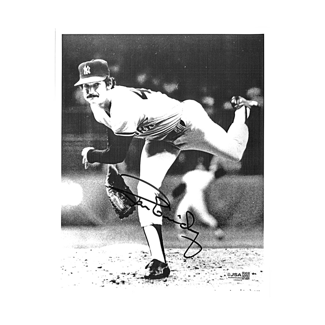 Ron Guidry New York Yankees Autographed 8x10 Photo JSA COA