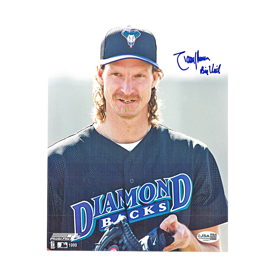 Randy Johnson Arizona Diamondbacks Autographed 8x10 Photo JSA COA