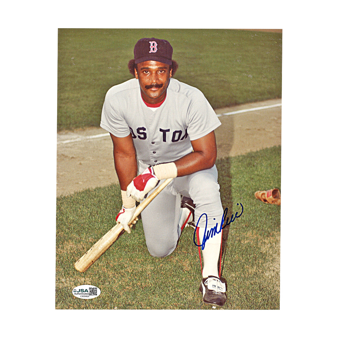 Jim Rice Boston Red Sox Autographed 8x10 Photo JSA COA