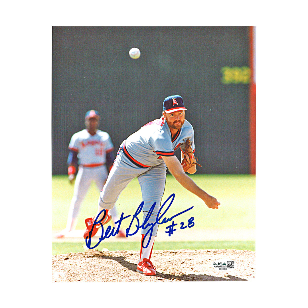 Bert Blyleven Los Angeles Angels Autographed 8x10 Photo JSA COA