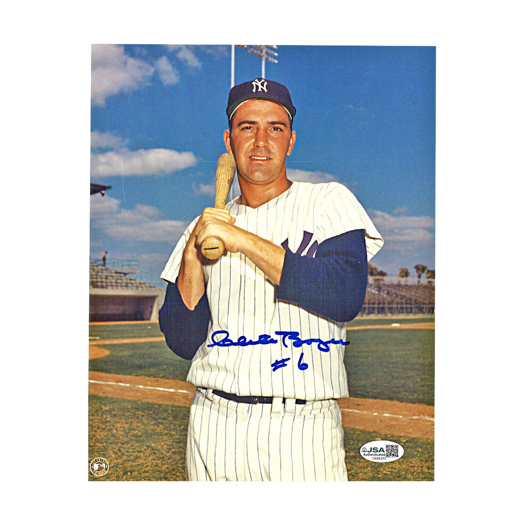 Clete Boyer New York Yankees Autographed 8x10 Photo JSA COA