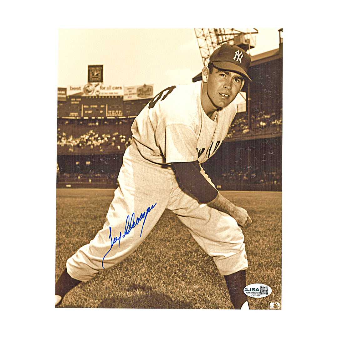 Tex Clevenger New York Yankees Autographed 8x10 Photo JSA COA