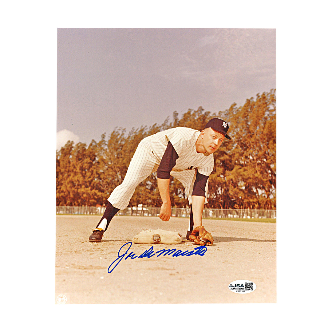Joe DeMaestri New York Yankees Autographed 8x10 Photo JSA COA