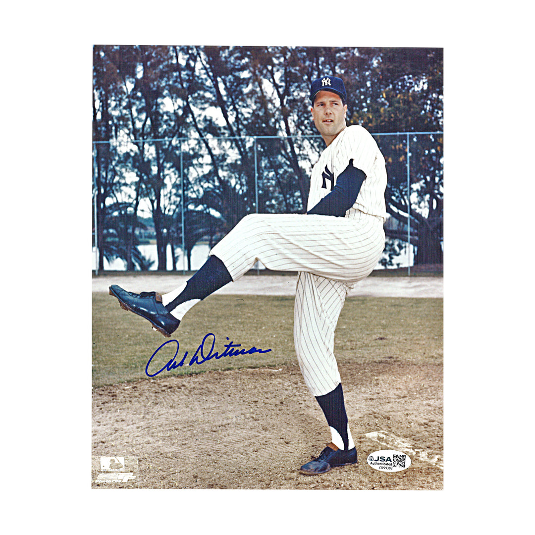 Art Ditmar New York Yankees Autographed 8x10 Photo JSA COA