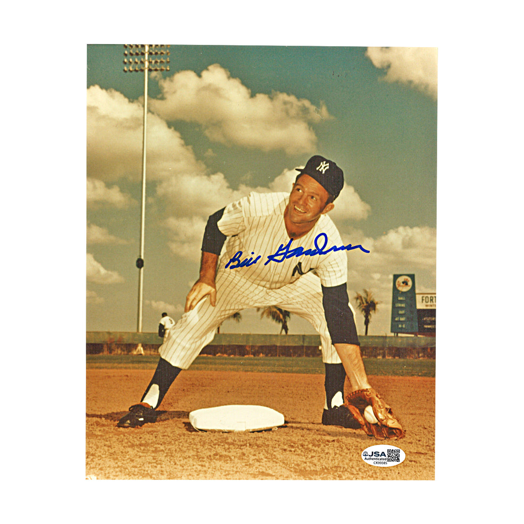 Billy Gardner New York Yankees Autographed 8x10 Photo JSA COA
