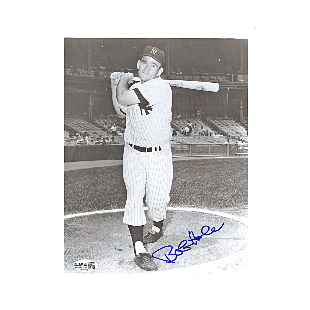 Bob Hale New York Yankees Autographed 8x10 Photo JSA COA
