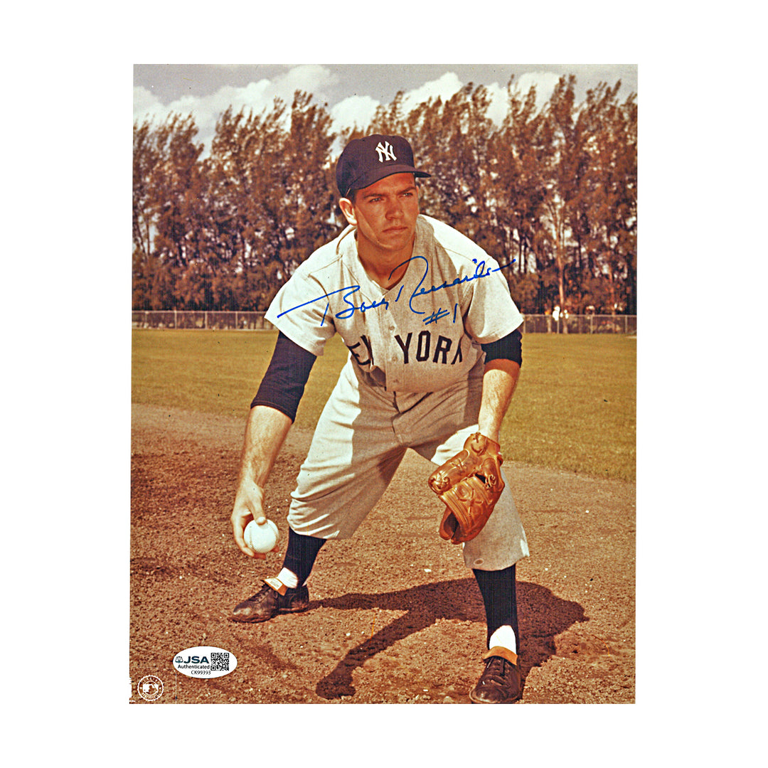 Bobby Richardson New York Yankees Autographed 8x10 Photo JSA COA