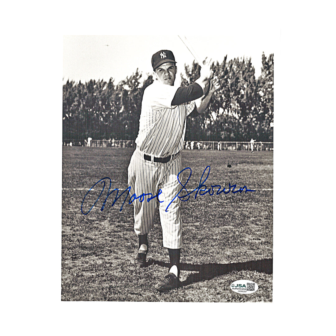 Moose Skowron New York Yankees Autographed 8x10 Photo JSA COA