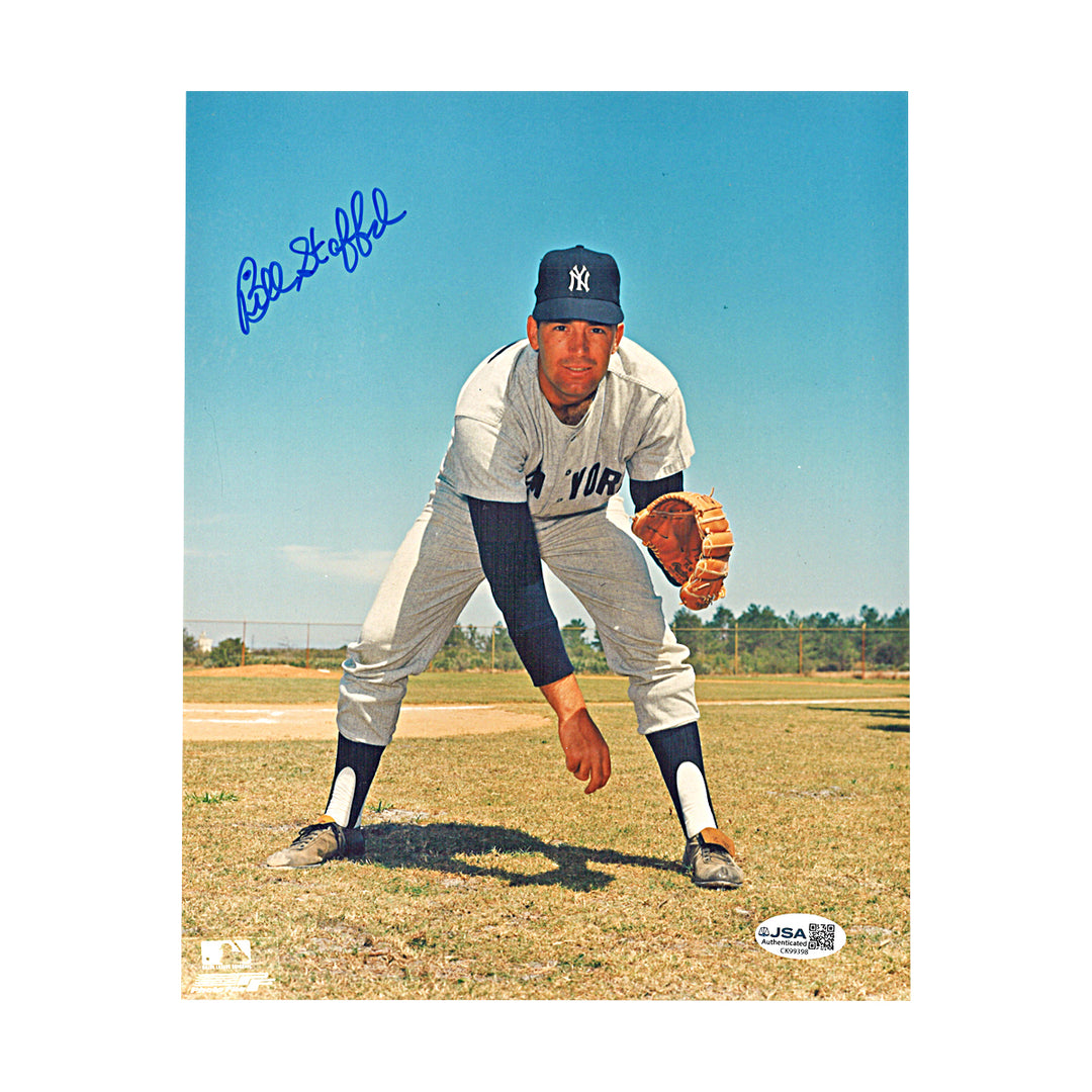 Bill Stafford New York Yankees Autographed 8x10 Photo JSA COA