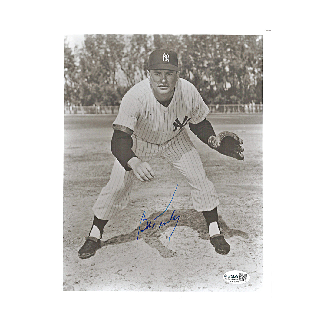 Bob Turley New York Yankees Autographed 8x10 Photo JSA COA