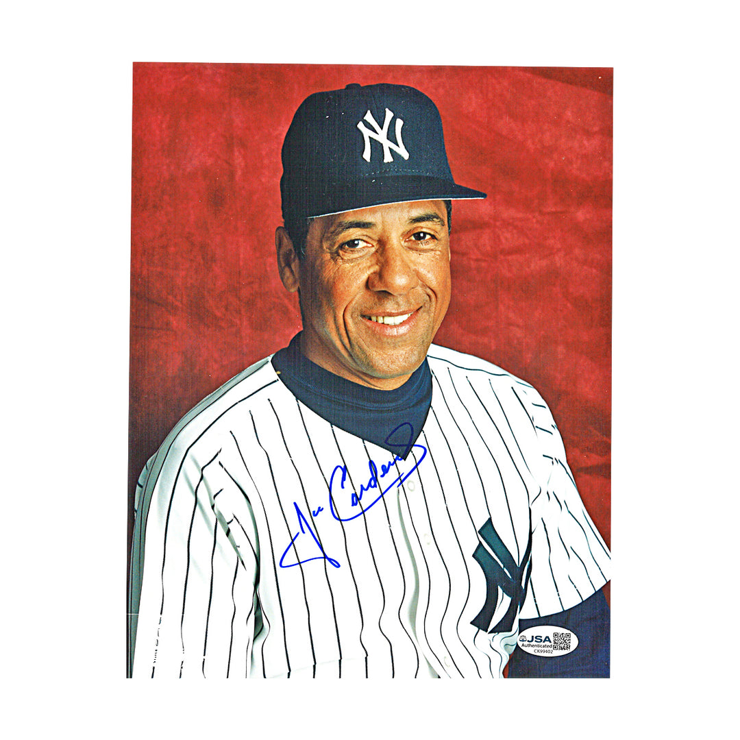 Jose Cardenal New York Yankees Autographed 8x10 Photo JSA COA
