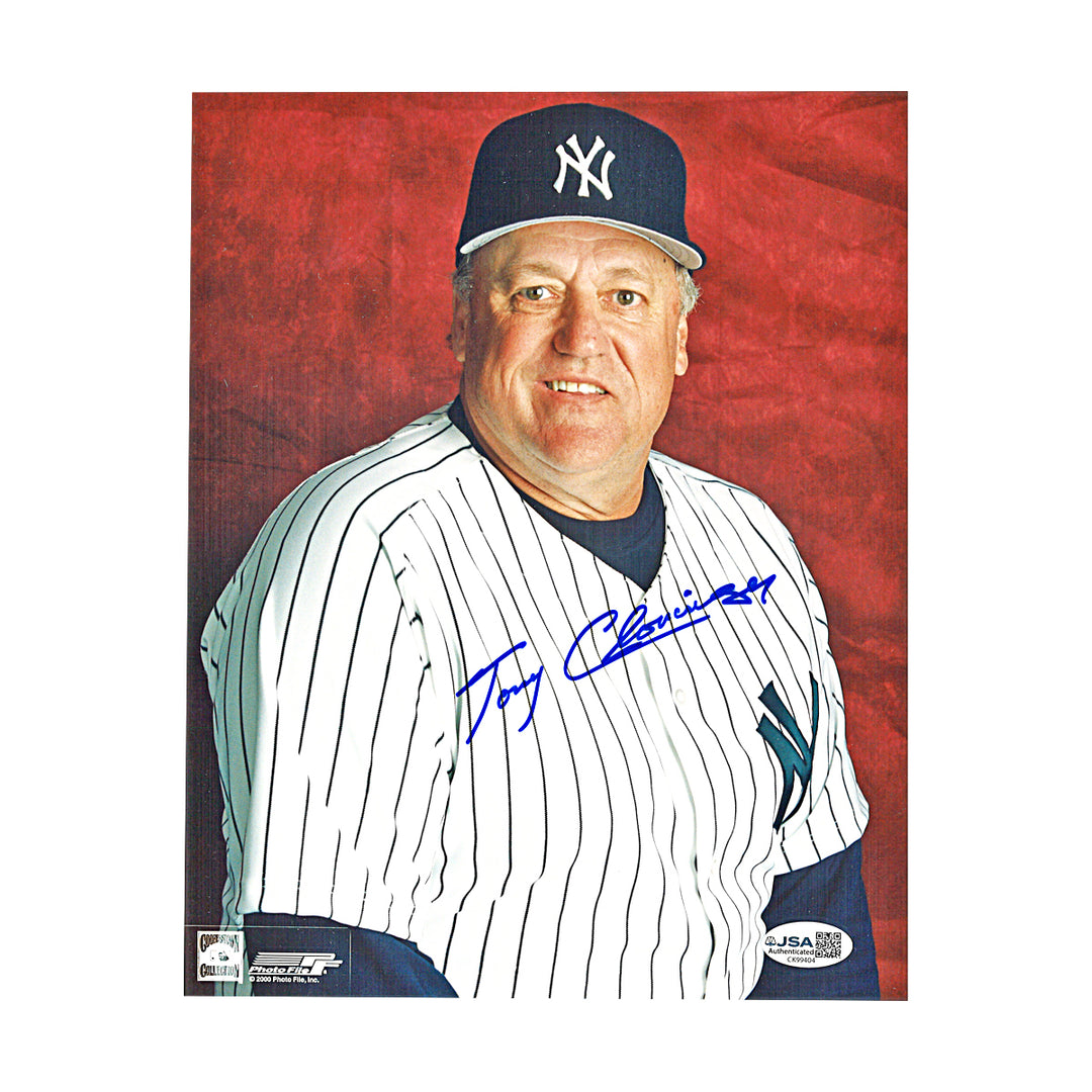 Tony Cloninger New York Yankees Autographed 8x10 Photo JSA COA