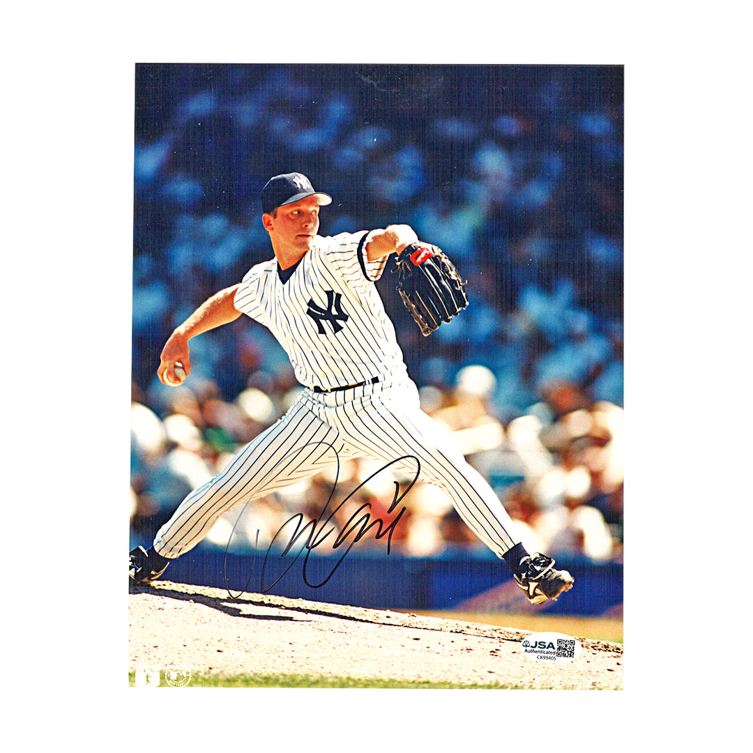 David Cone New York Yankees Autographed 8x10 Photo JSA COA
