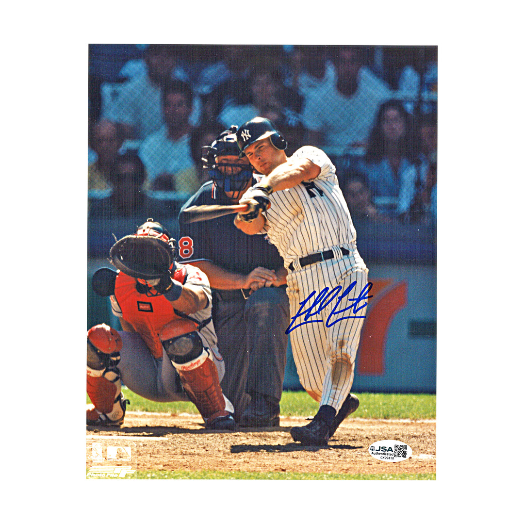 Chad Curtis New York Yankees Autographed 8x10 Photo JSA COA