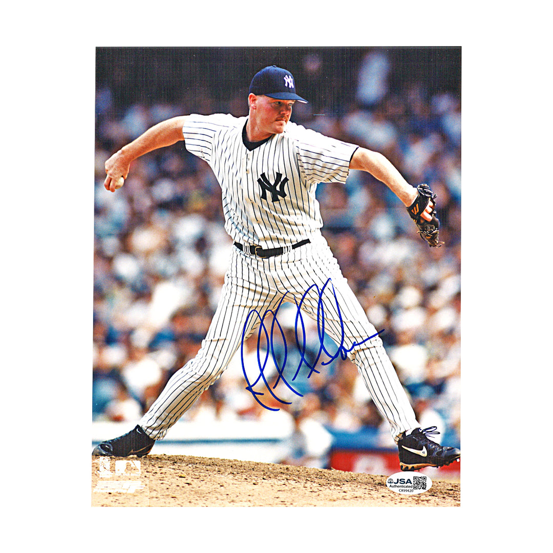 Jeff Nelson New York Yankees Autographed 8x10 Photo JSA COA
