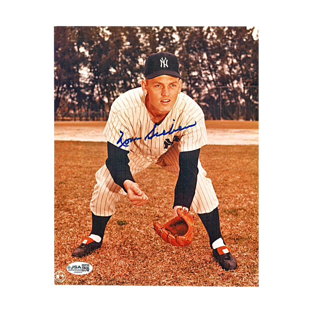 Norm Siebern New York Yankees Autographed 8x10 Photo JSA COA