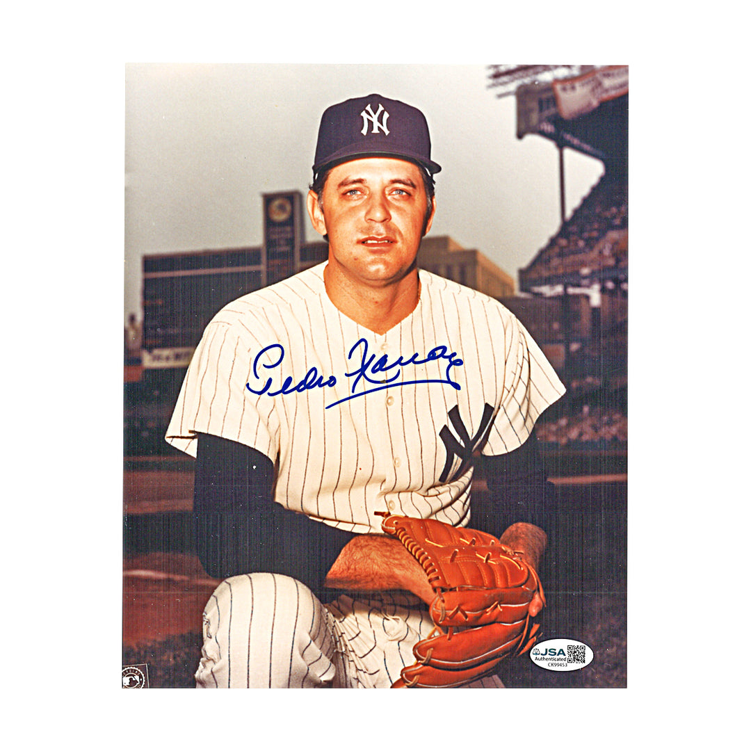 Pedro Ramos New York Yankees Autographed 8x10 Photo JSA COA