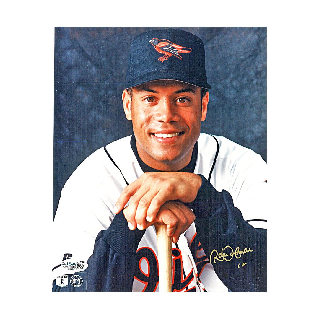 Roberto Alomar Baltimore Orioles Autographed 8x10 Photo JSA COA