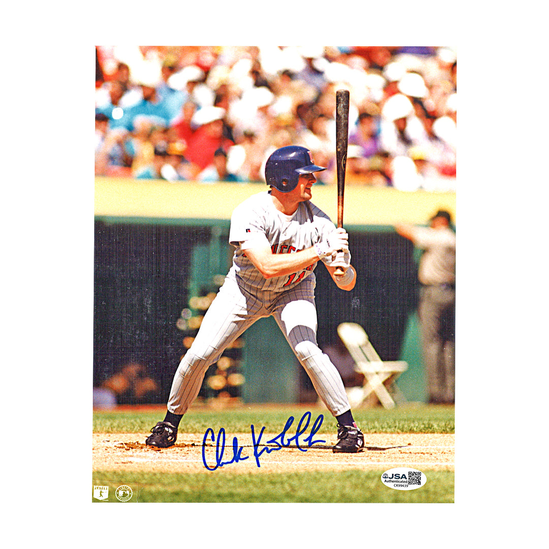 Chuck Knoblauch Minnesota Twins Autographed 8x10 Photo JSA COA