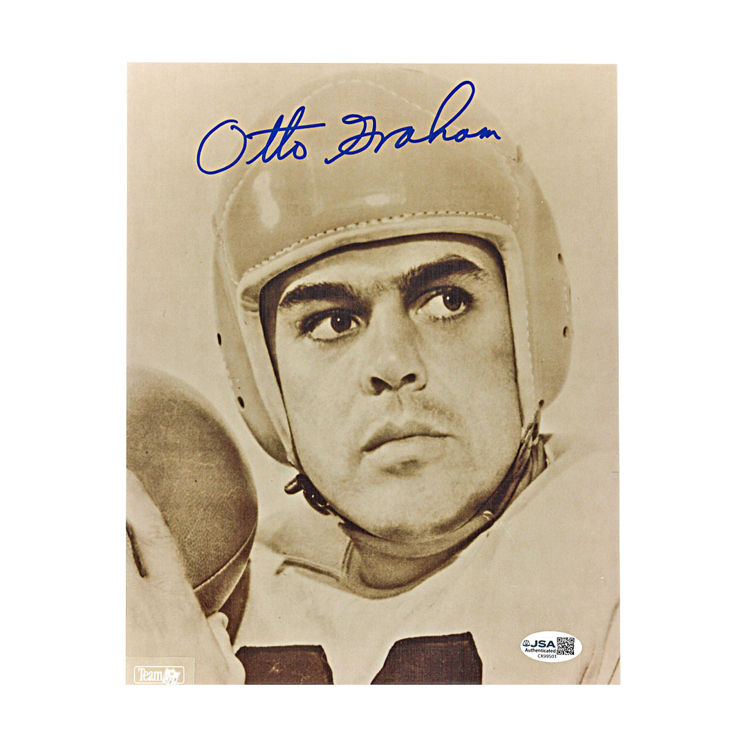 Otto Graham Cleveland Browns Autographed 8x10 Photo JSA COA
