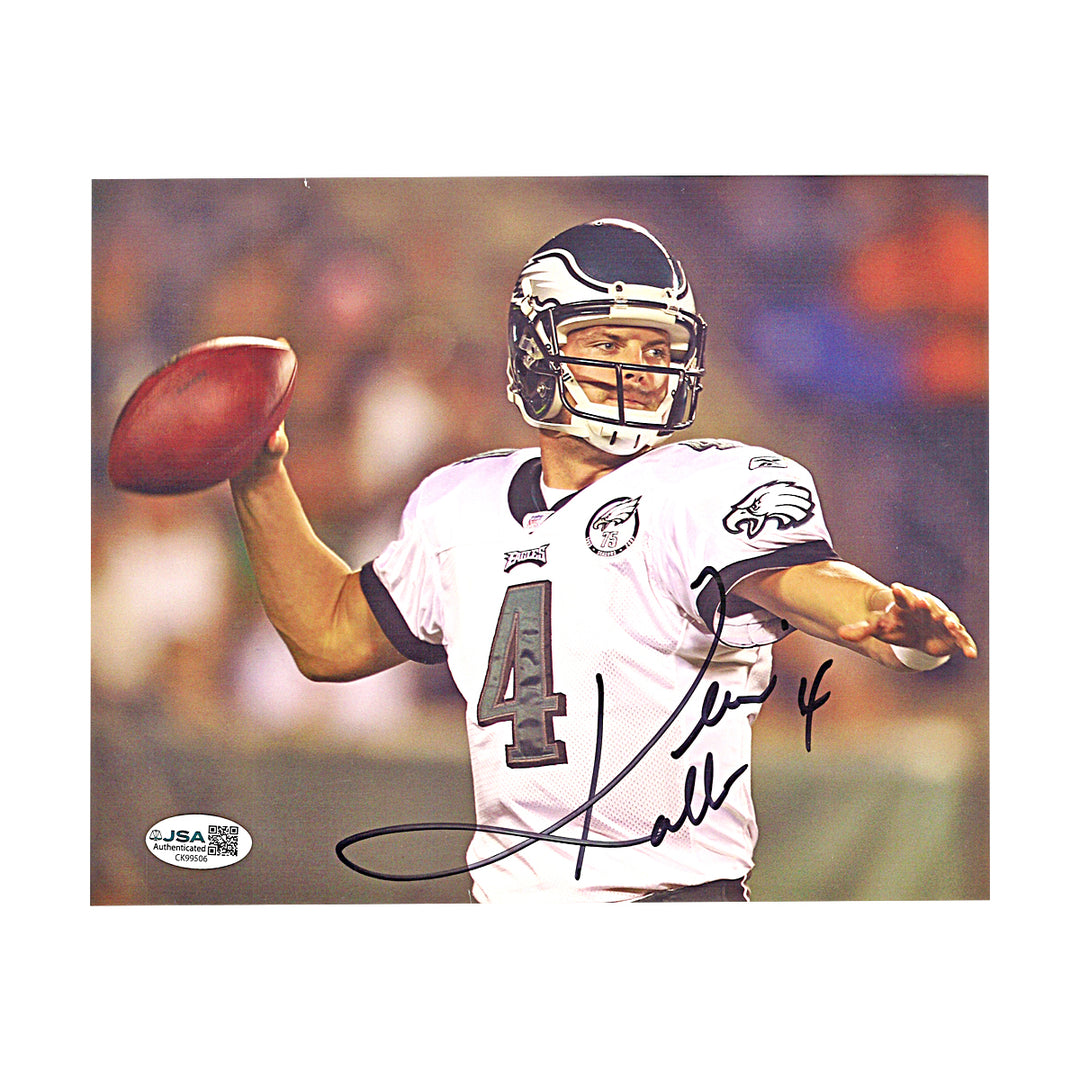Kevin Kolb Philadelphia Eagles Autographed 6x8 Photo JSA COA