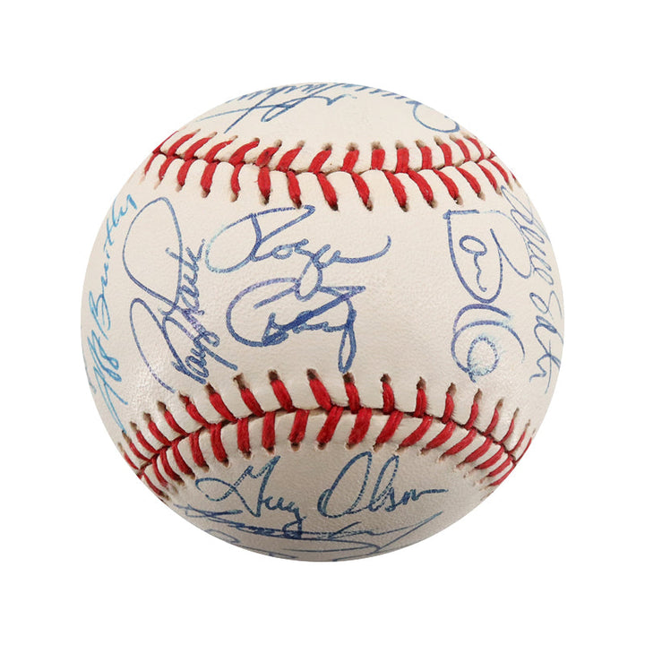 1990 N.L. All-Star Team Signed William Witt ONL Ball (JSA LOA) #YY43794)