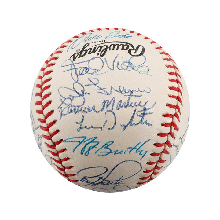 1990 N.L. All-Star Team Signed William Witt ONL Ball (JSA LOA) #YY43794)