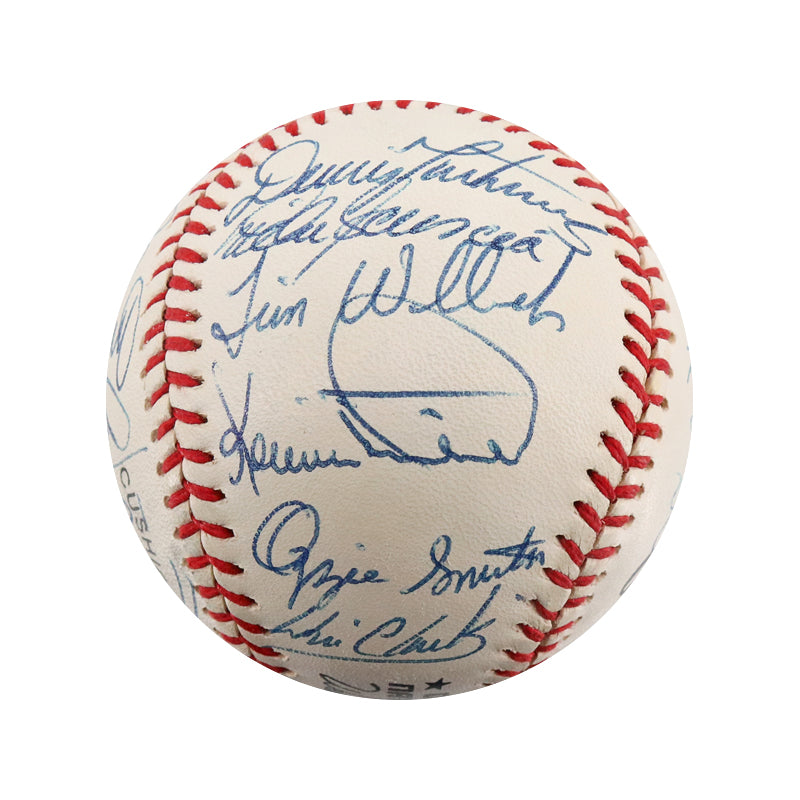 1990 N.L. All-Star Team Signed William Witt ONL Ball (JSA LOA) #YY43794)