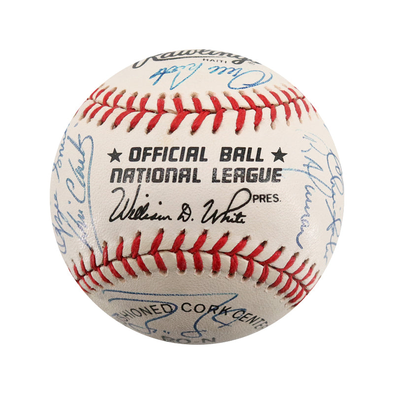 1990 N.L. All-Star Team Signed William Witt ONL Ball (JSA LOA) #YY43794)