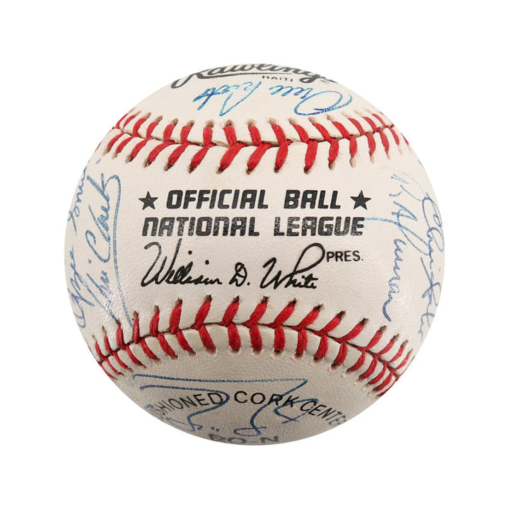 1990 N.L. All-Star Team Signed William Witt ONL Ball (JSA LOA) #YY43794)