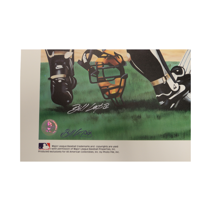 David Cone Joe Girardi Yankees Autographed Lopa Litho 19x21 All American Holo