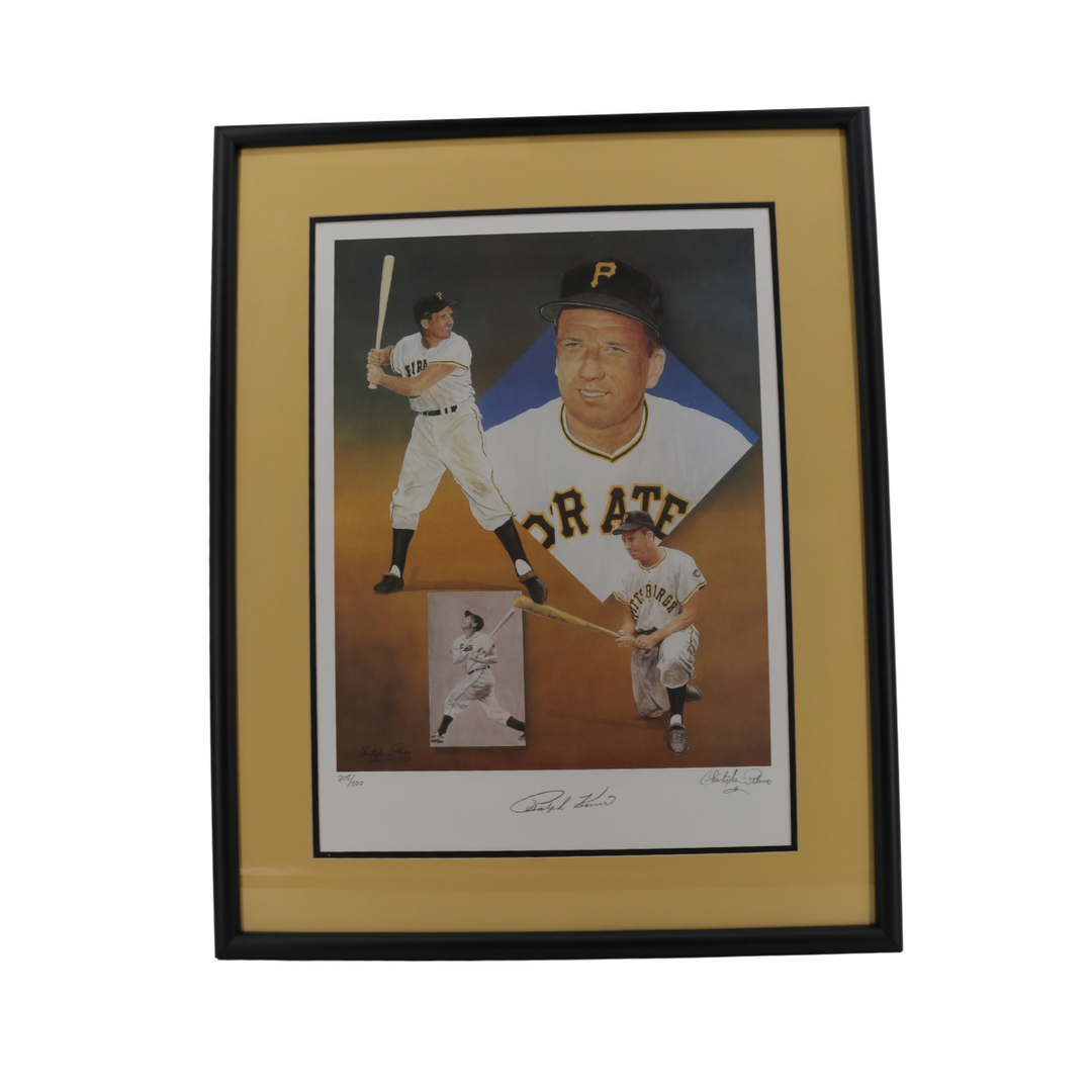 Ralph Kiner Pittsburgh Pirates Autographed Signed Paluso Litho 17x24 Polaso LOA
