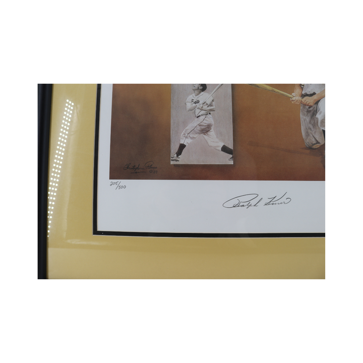 Ralph Kiner Pittsburgh Pirates Autographed Signed Paluso Litho 17x24 Polaso LOA