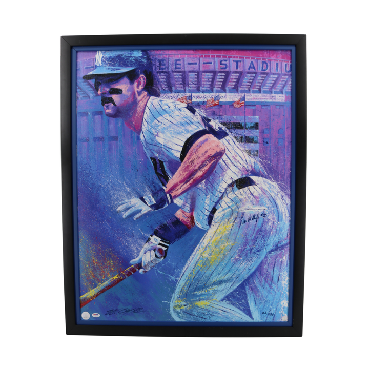 Don Mattingly New York Yankees Autographed Lopa 25x32 22/100 PSA COA MLB Holo