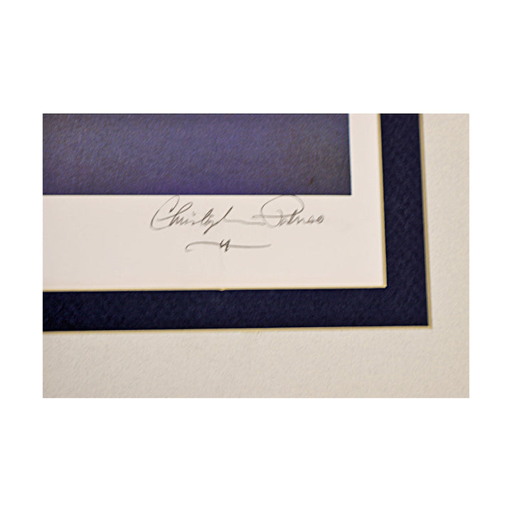 Carl Hubbell San Francisco Giants Autographed Signed 18x24 Paluso Litho JSA COA