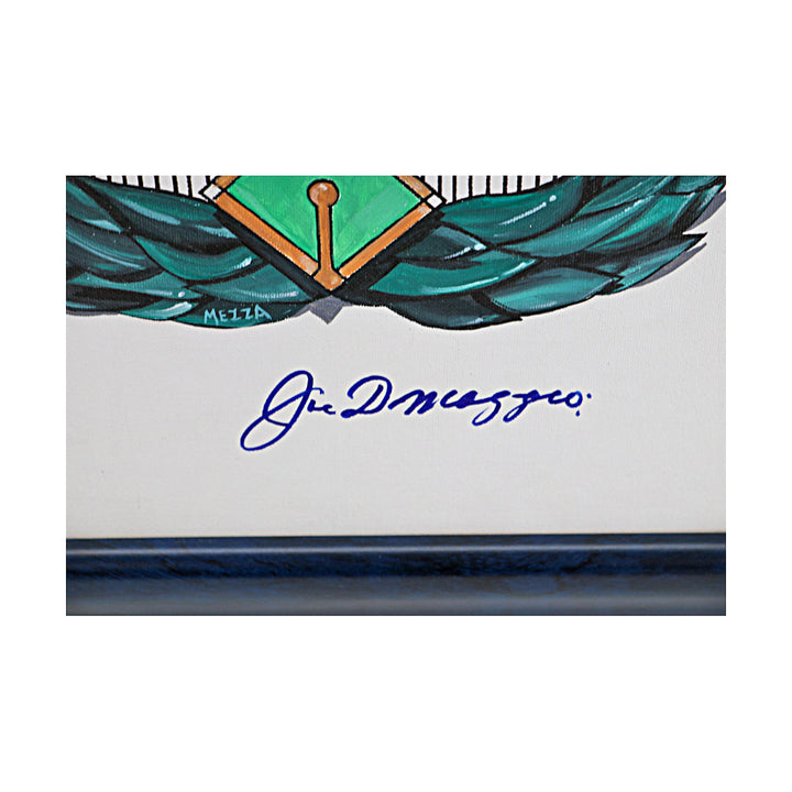 DiMaggio Berra Henderson New York Yankees Signed Framed 20x24 Canvas 15 Autos JSA LOA