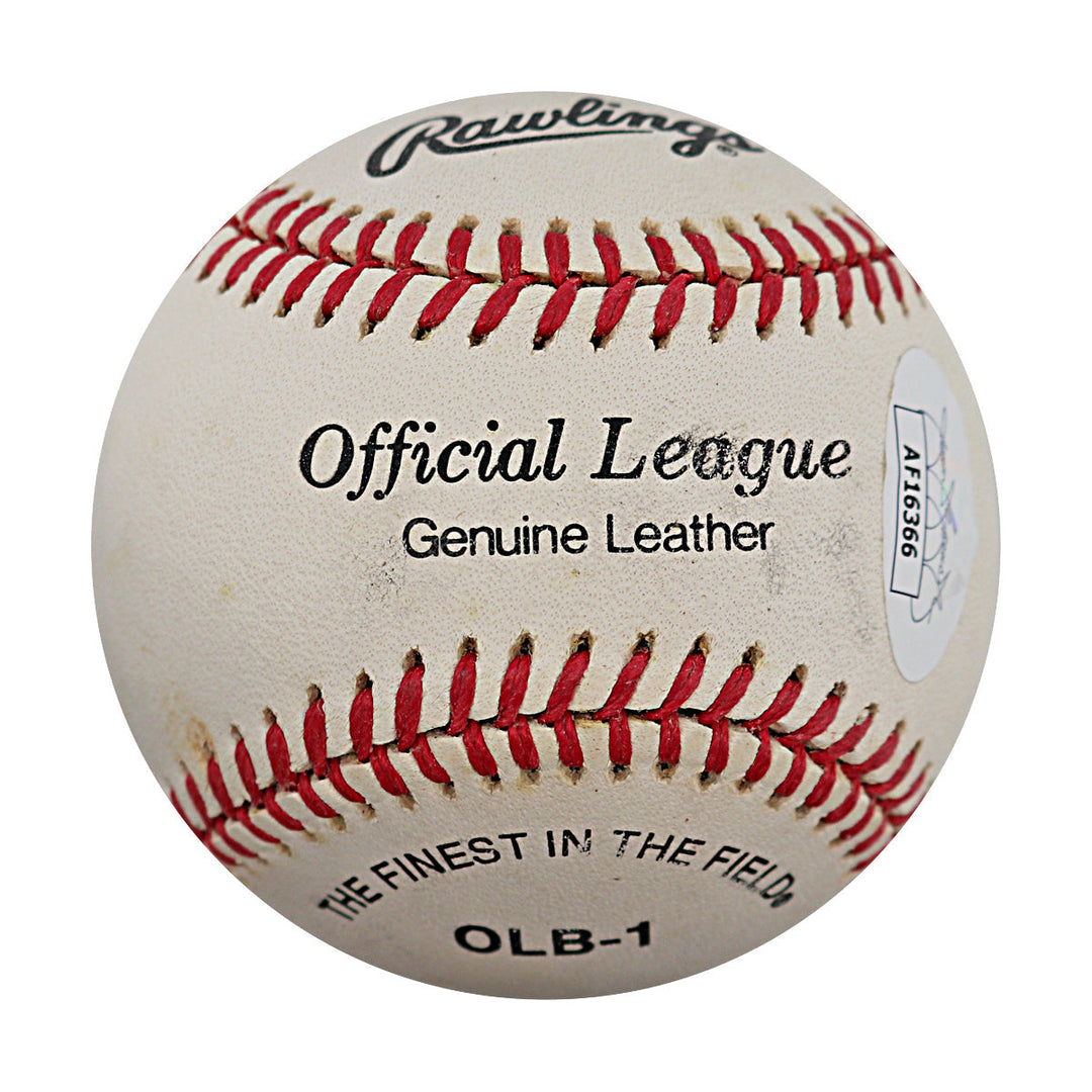 Lou Brock St. Louis Cardinals Autographed Signed Rawlings Official League Baseball (JSA COA)