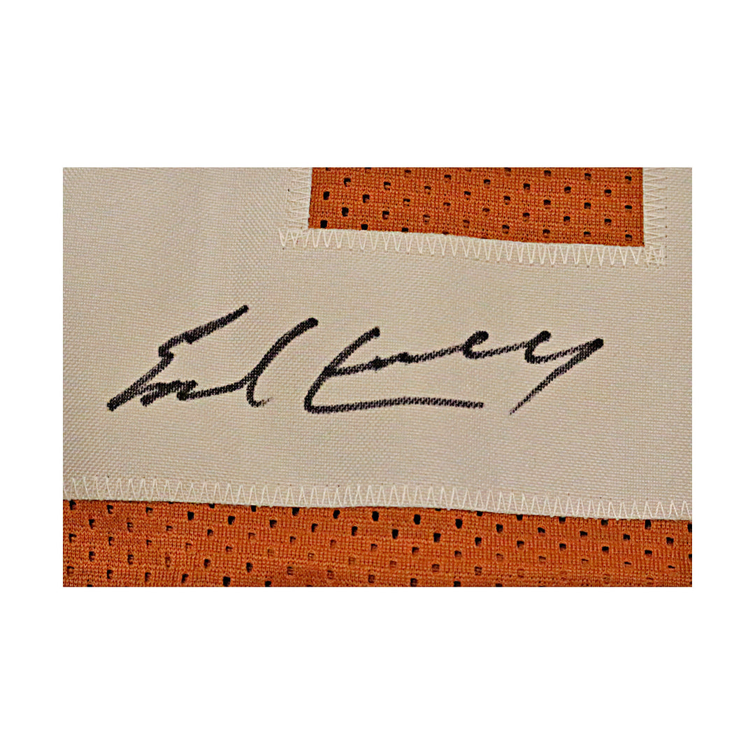 Earl Campbell Texas Longhorns Autographed Signed Pro-Style Brown Jersey (PSA COA)