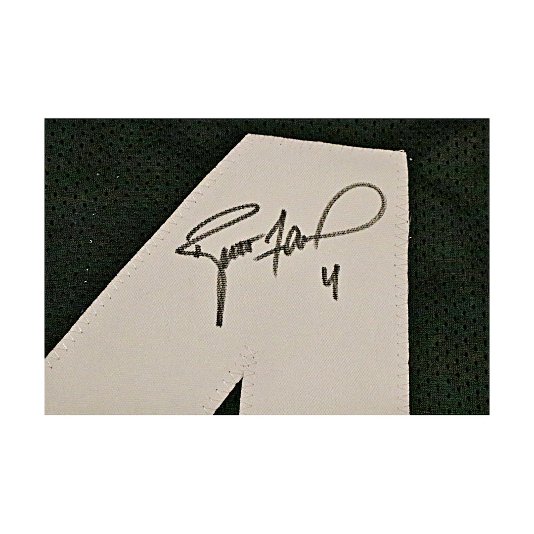 Brett Favre Green Bay Packers Autographed Signed Pro-Style Green Jersey (JSA COA)