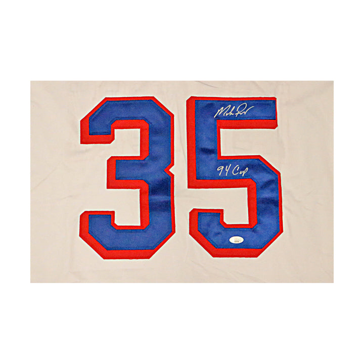 Mike Richter New York Rangers Autographed Signed Inscribed Pro-Style White Jersey (JSA COA)
