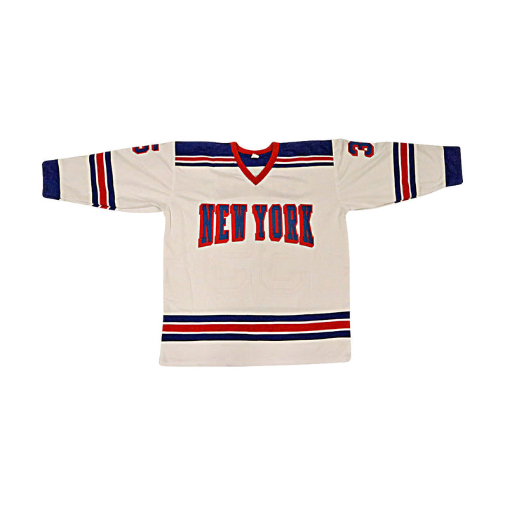 Mike Richter New York Rangers Autographed Signed Inscribed Pro-Style White Jersey (JSA COA)