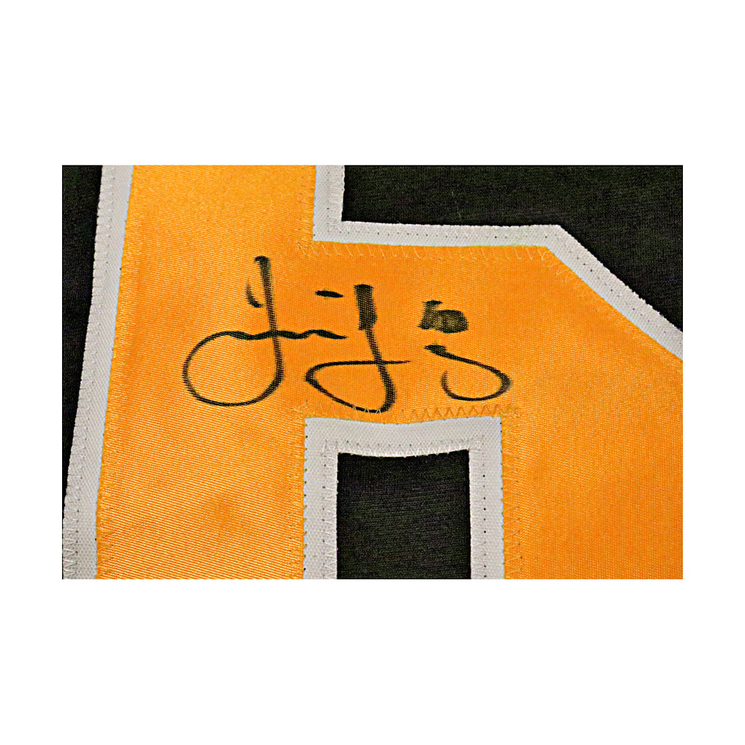 Jaromir Jagr Pittsburgh Penguins Autographed Signed Pro-Style Black Jersey (Beckett Holo)