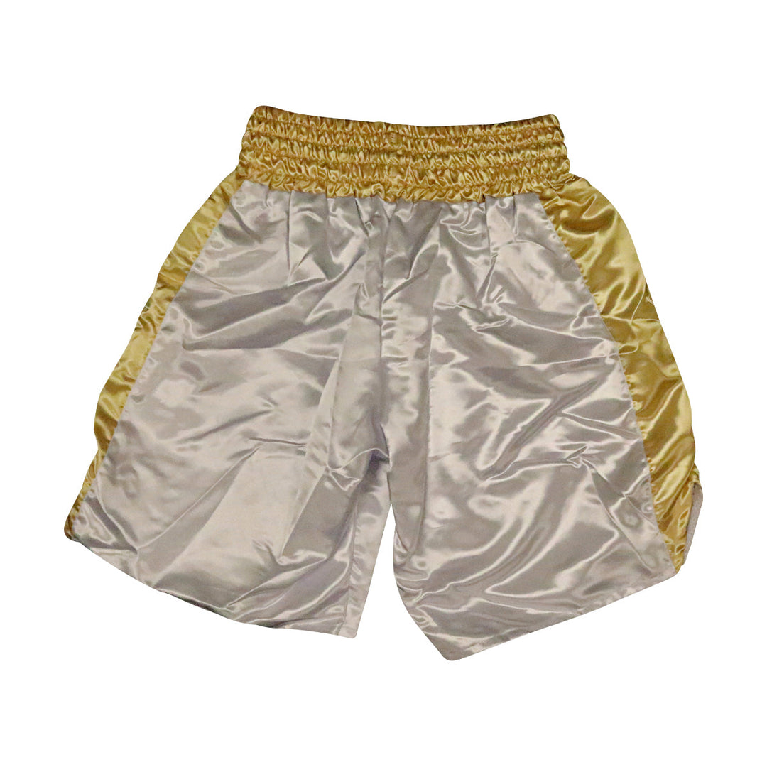 Roberto Duran Boxer Autographed Signed Pro-Style White Trunks (JSA COA)