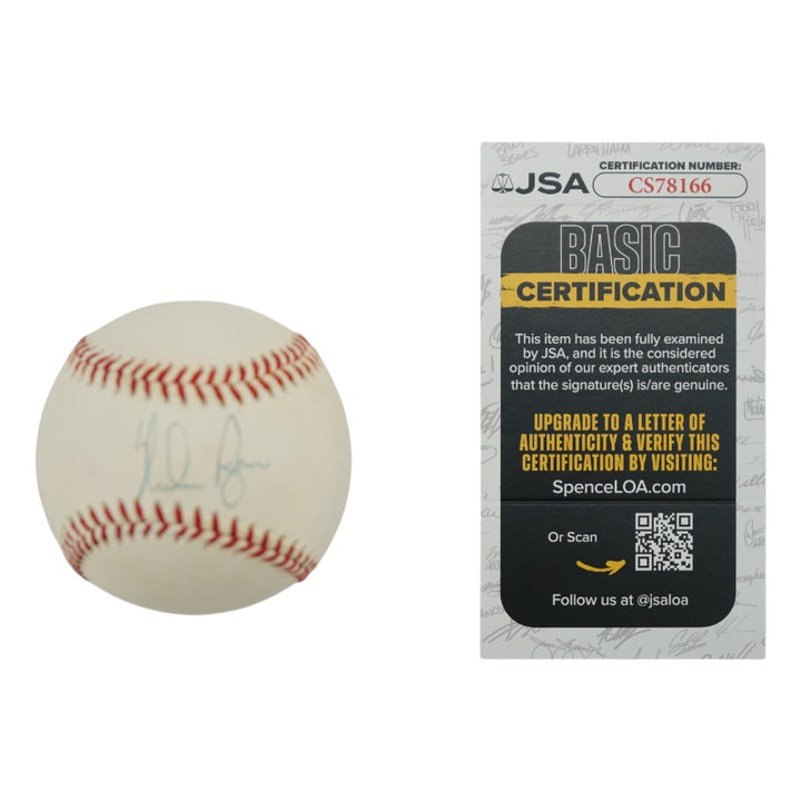 Nolan Ryan Rangers Mets Angels Astros Signed OAL Baseball JSA COA #CS78166