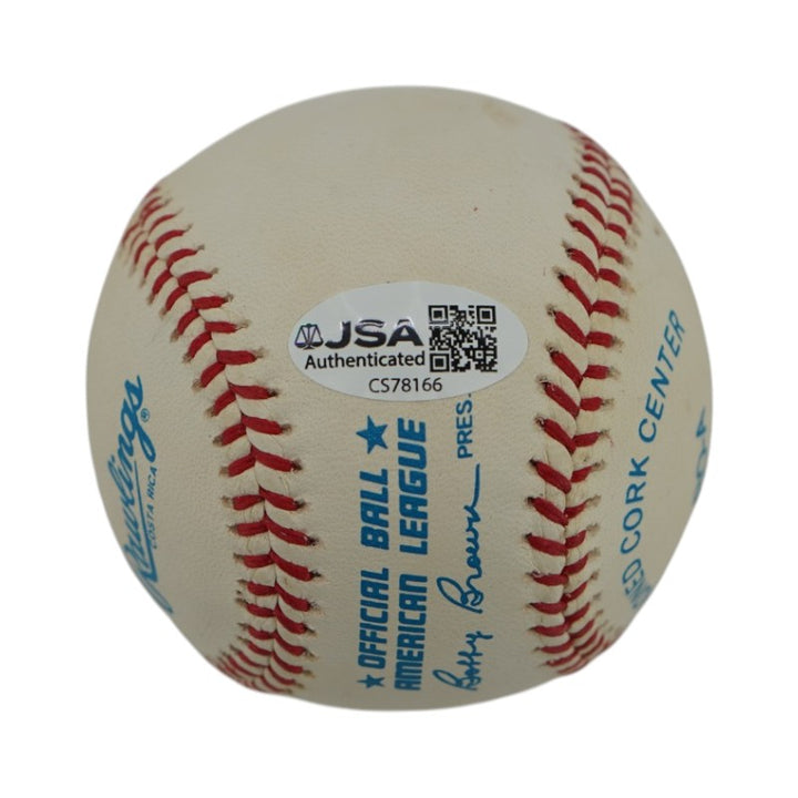 Nolan Ryan Rangers Mets Angels Astros Signed OAL Baseball JSA COA #CS78166
