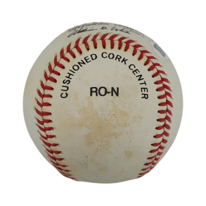 Bobby Thomson Ralph Branca Giants Dodgers Dual-Signed OAL Baseball JSA COA