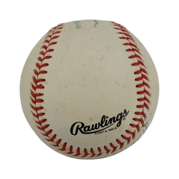 Bobby Thomson Ralph Branca Giants Dodgers Dual-Signed OAL Baseball JSA COA