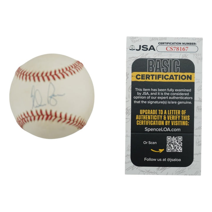Nolan Ryan Rangers Mets Angels Astros Signed OAL Baseball JSA COA #CS78167