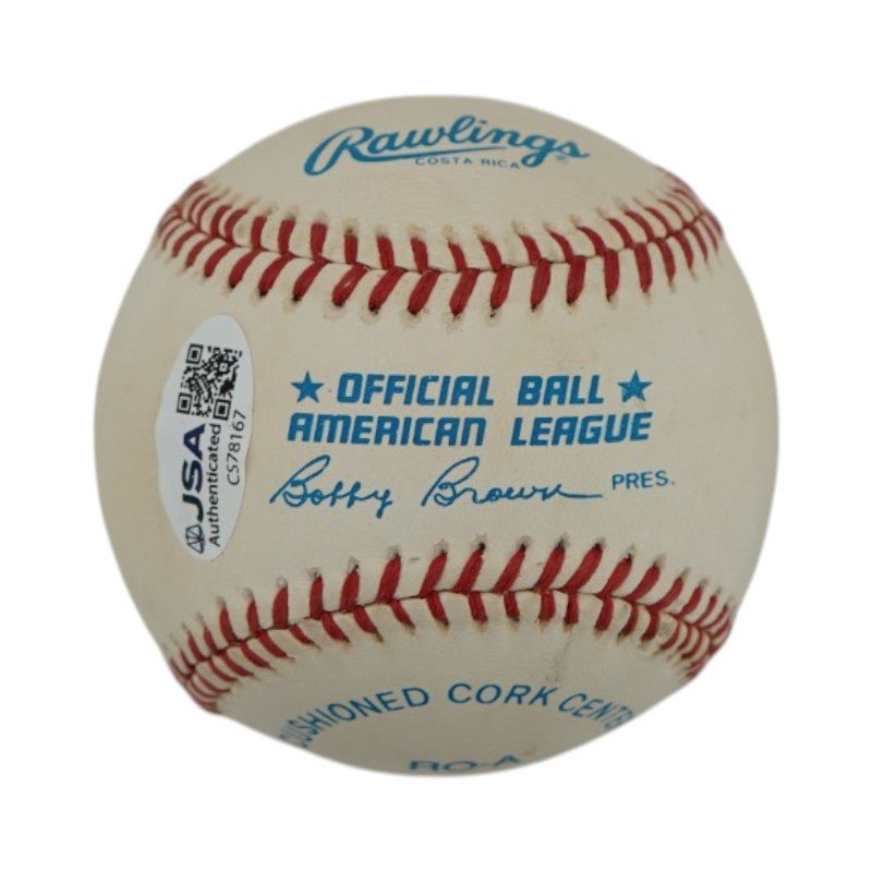 Nolan Ryan Rangers Mets Angels Astros Signed OAL Baseball JSA COA #CS78167
