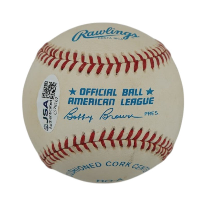 Nolan Ryan Rangers Mets Angels Astros Signed OAL Baseball JSA COA #CS78167